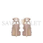 VALENTINO ROCKSTUD ANKLE STRAP PUMP WITH TONAL STUDS 100 MM 5W2S0393VB8_P45 - Image 4