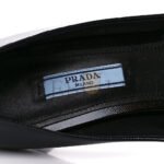 PRADA SAFFIANO VERNICE PUMPS 39.5 BLACK - Image 5