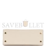 HERM�S MASTER KELLY SELLIER 25 CRAIE AND GOLD EPSOM BRUSHED GOLD HARDWARE (25*17*7cm) - Image 5