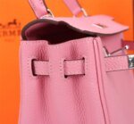 Hermès Kelly Togo Calf Sliver hardware Sakura Pink size: 25Cm/ 28Cm - Image 8