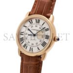 CARTIER RONDE SOLO ROSE GOLD WOMEN'S WATCH W2RN0008 - Image 3