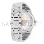 AUDEMARS PIGUET ROYAL OAK LADIES 37 AUTOMATIC DIAMOND BEZEL WATCH 15451ST.ZZ.1256ST.01 - Image 4