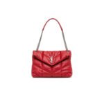 YSL PUFFER MEDIUM CHAIN BAG IN QUILTED LAMBSKIN 5774751EL006805 (35*23*13.5cm)