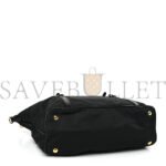 PRADA SAFFIANO TESSUTO NYLON SHOPPING TOTE BLACK (36*30*14cm) - Image 3