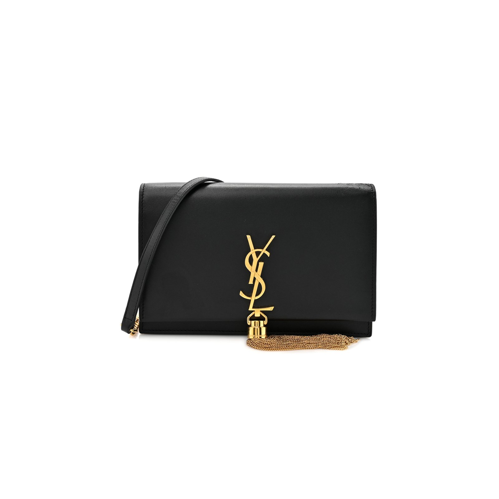 affb23b462b7eddfdad2a5a4098df89db1ff2f79 YSL KATE TASSEL GOLD CHAIN CHAIN CROSSBODY BAG 1539598 (19*12.5*4cm) - Image 1
