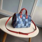 Louis Vuitton Monogram Denim Canvas Speedy Bandoulière 30 M45041 - Image 2