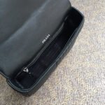 Prada Diagramme Medium Leather Bag 1BD108 Silver Hardware - Image 8