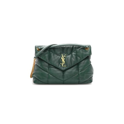 YSL PUFFER MEDIUM CHAIN BAG IN QUILTED LAMBSKIN 577475365515 (35*23*13.5cm)