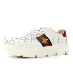 GUCCI WOMEN'S ACE EMWROIDERED PLATFORM SNEAKER 577573 - Image 2