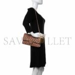 CHANEL LAMBSKIN QUILTED MEDIUM DOUBLE FLAP BROWN AS1112 (25.5*15.5*6.5cm) - Image 2