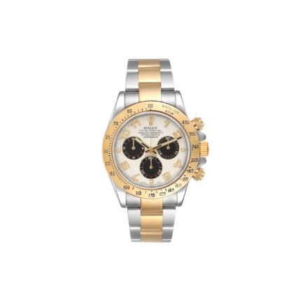 ROLEX DAYTONA STEEL 18K YELLOW GOLD PANDA DIAL 40MM WATCH 116523