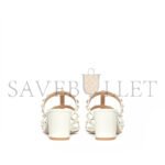 VALENTINO ROCKSTUD CALFSKIN LEATHER SLIDE SANDAL 60 MM 5W2S0C47VOD_I16 - Image 3