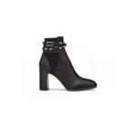 VALENTINO ROCKSTUD GRAINY CALFSKIN ANKLE BOOT 90 MM 3W2S0P62VCE_0NO