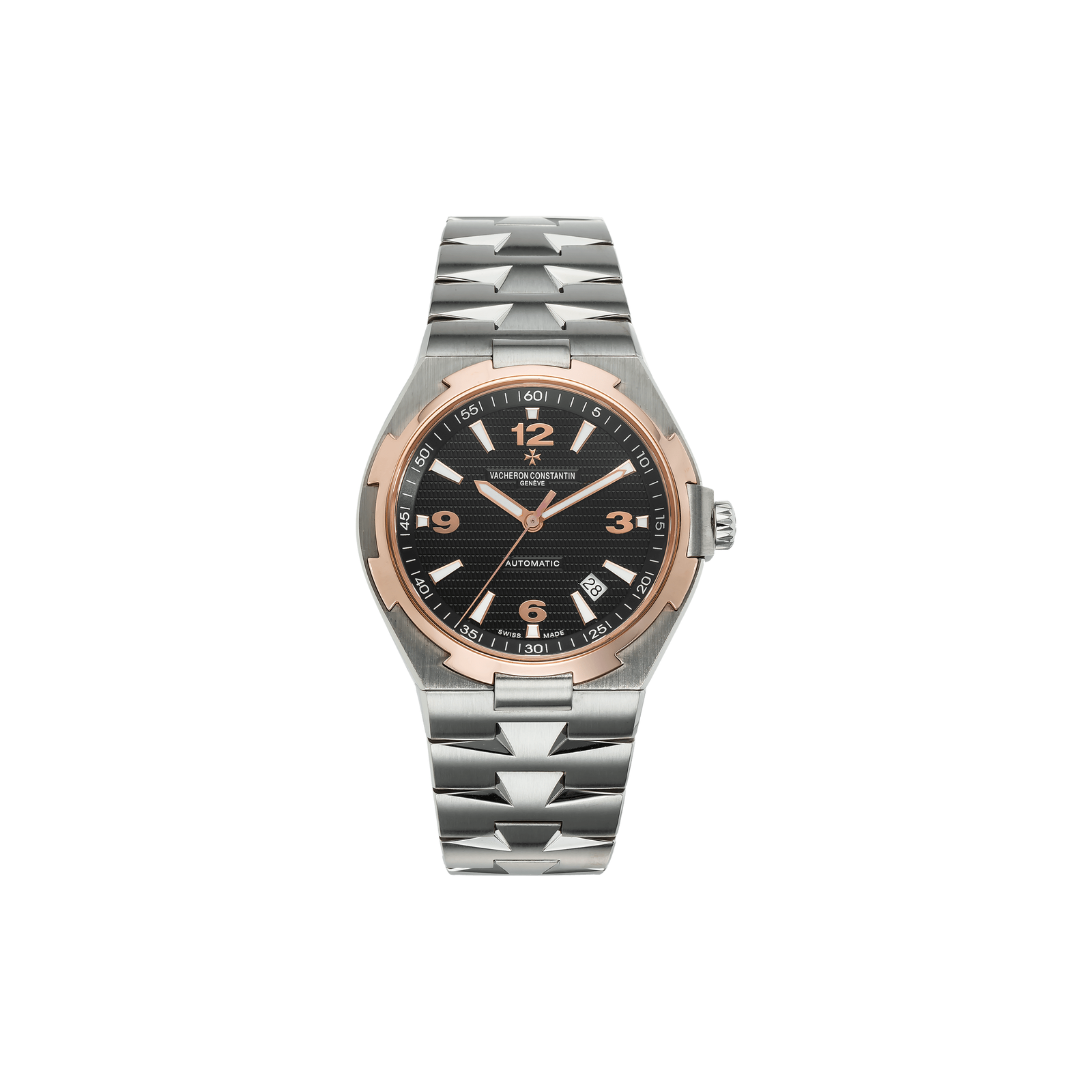 b1c9f49e10f6d969e66346b7a280b83cc0245f6e VACHERON CONSTANTIN ROSE GOLD AND STAINLESS STEEL AUTOMATIC WATCH 47040/B01M - Image 1