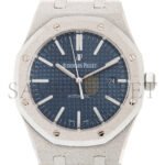 AUDEMARS PIGUET ROYAL OAK 37MM BLUE DIAL WATCH 15454 - Image 3