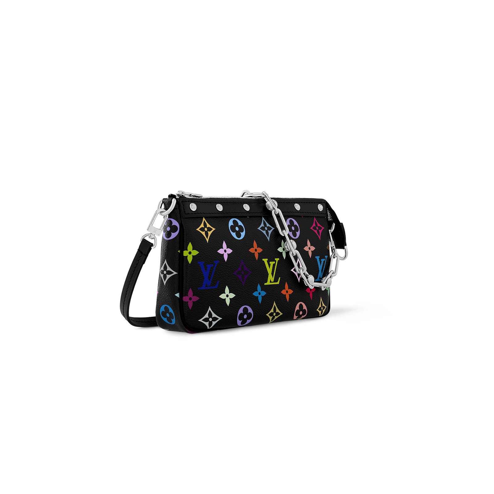 b302b0841db8808f01cb53ac51786d62cbcf1468 LOUIS VUITTON MURAKAMI LV X TM POCHETTE ACCESSOIRES M13663 (22*13*4cm) - Image 1