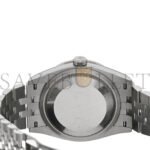 ROLEX STAINLESS STEEL 18K WHITE GOLD DIAMOND 36MM OYSTER PERPETUAL DATEJUST WATCH BLACK 126284RBR - Image 4