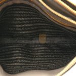 PRADA VITELLO DAINO DOUBLE ZIP CROSSBODY BAG ARGILLA (24*17*2cm) - Image 4