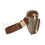 GUCCI GG LARGE CANVAS WITH LEATHER TRIM FANNY 733240 (22*15*4cm) - Image 4