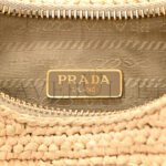 PRADA RAFFIA RE-EDITION 2005 SHOULDER BAG TAN (22*17*6cm) - Image 5
