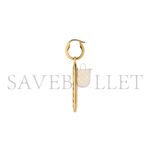GUCCI HOOP EARRINGS WITH GUCCI SCRIPT 796874I46008005 - Image 3