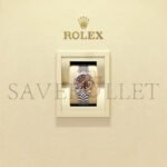 ROLEX DATEJUST 31 OYSTER, 31 MM, OYSTERSTEEL AND EVEROSE GOLD WATCH 278271 - Image 2