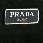 PRADA TESSUTO NYLON MINI RE-EDITION 2000 BAG BLACK (22*13*6cm) - Image 5