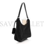 PRADA TESSUTO NYLON SAFFIANO MINI RE-EDITION 2005 BAG BLACK (22*16*6cm) - Image 2