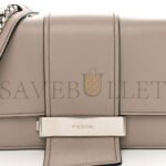 PRADA CITY CALF RIBBON BAG POMICE (19*13*5cm) - Image 5
