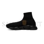 BALENCIAGA SPEED TRAINER MID TRIPLE BLACK 485625W05G01000 - Image 3