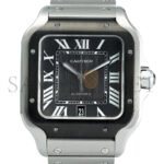 CARTIER SANTOS LARGE STAINLESS STEEL AUTOMATIC WATCH WSSA0037 - Image 4
