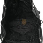 PRADA RE-NYLON TESSUTO SAFFIANO MEDIUM BACKPACK BLACK (29*28*15cm) - Image 4