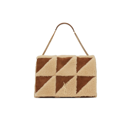 YSL JAMIE LARGE SHEARLING SHOULDER BAG�GAB5156470086 (38*26*12cm)