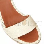 VALENTINO DOUBLE ROCKSTUD GRAINY CALFSKIN WEDGE SANDAL 105MM 1W2S0090VTO_L13 - Image 4