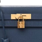 HERM�S MASTER EPSOM KELLY SELLIER 28 BLEU DE MALTE (28*22*10cm) - Image 4