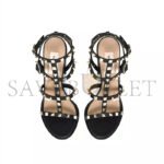 VALENTINO ROCKSTUD ANKLE STRAP SANDAL 90MM 5W2S0749VBP_0NO - Image 4