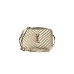 YSL LOU CAMERA BAG IN QUILTED LEATHER METALLIC 5205341133161 (23*16*6cm)
