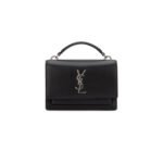 YSL SUNSET CHAIN WALLET IN SMOOTH LEATHER 533026D422N1000 (19*14*5.5cm)