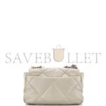 CHANEL 19 FLAP BAG QUILTED LEATHER AS1160 (26*16*9cm) - Image 2