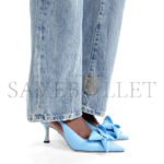 JIMMY CHOO STAZ BOW EMBELLISHED LEATHER SLINGBACK PUMPS J000174436 - Image 2