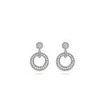 VAN CLEEF ARPELS PERL�E DIAMONDS EARRINGS VCARPMBF00