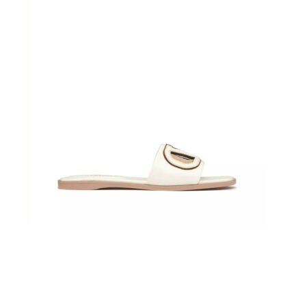 VALENTINO VLOGO CUT-OUT CALFSKIN SLIDE SANDAL 4W2S0IB0RLL_B24