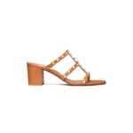 VALENTINO ROCKSTUD CALFSKIN LEATHER SLIDE SANDAL 60 MM 4W2S0C47VOD_KEL