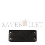 HERM�S MASTER KELLY 25 BLACK LIZARD PALLADIUM HARDWARE (25*17*7cm) - Image 4