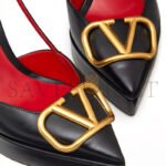 VALENTINO VLOGO SIGNATURE CALFSKIN SLINGBACK PLATFORM PUMP 120MM 4W2S0FT0DSH_0NO - Image 5