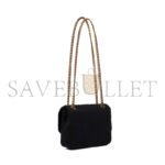 YSL JAMIE SMALL QUILTED SHOULDER BAG IN JERSEY 698162671812 (16*13*5cm) - Image 3