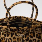 PRADA MEDIUM PRINTED LEATHER HANDBAG 1BA426 (32*15.5*12cm) - Image 5