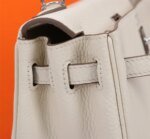 Hermès Kelly Togo Calf Sliver hardware Milkshake white size: 25Cm/ 28Cm - Image 7