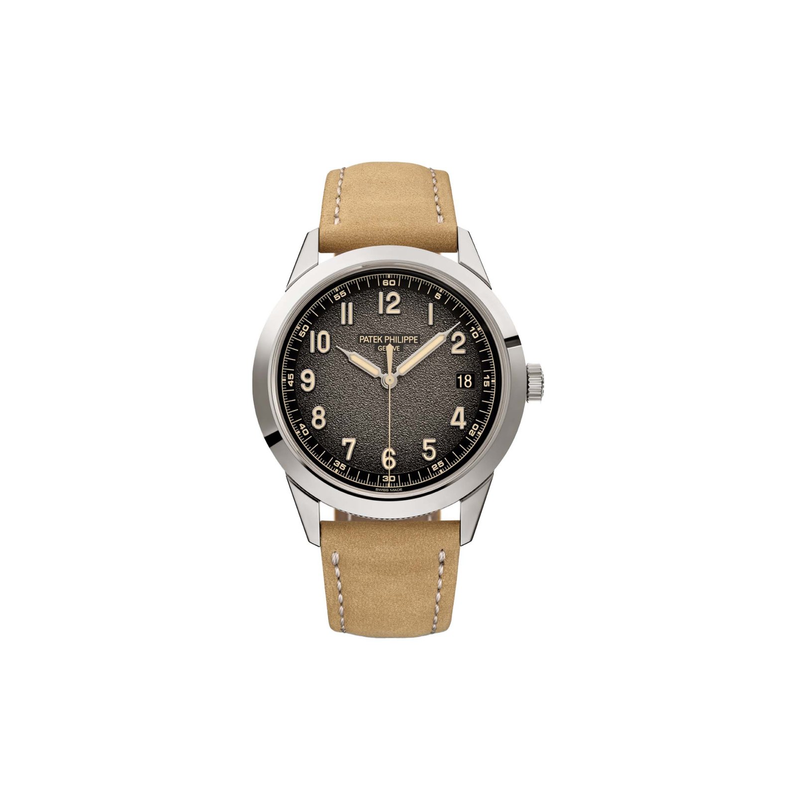 c187bfbb1c042f1aeaf1f967f38907325207496f PATEK PHILIPPE CALATRAVA SELF-WINDING WATCH 5226G - Image 1