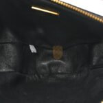 PRADA JACQUARD TRIANGOLO SYMBOLE EMBROIDERED MINI TRIANGLE SHOULDER BAG BLACK CILIEGIA (28*15*6cm) - Image 4